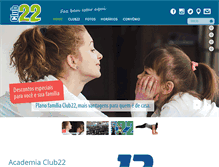 Tablet Screenshot of club22.com.br